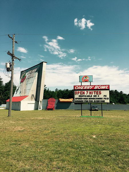 Cherry Bowl Drive-In Theatre - Summer 2017 (newer photo)